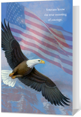 Veterans day eagle cards