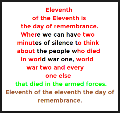 Happy veterans day poems and rhymes images