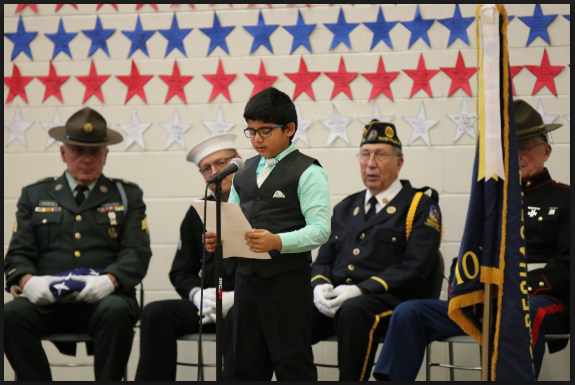 veterans day speeches for schools
